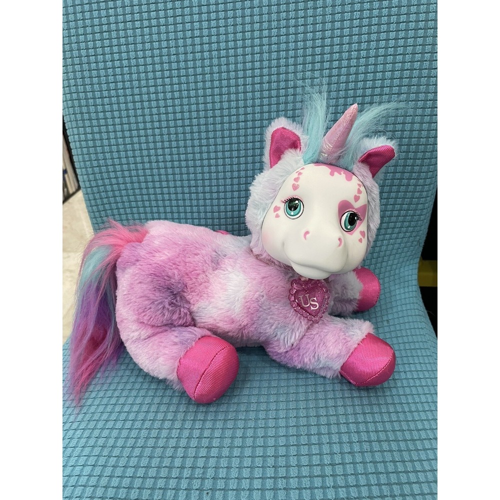 Unicorn Surprise Pink Purple Tie Dye with 3 Babies Plush Stuffed Animal
